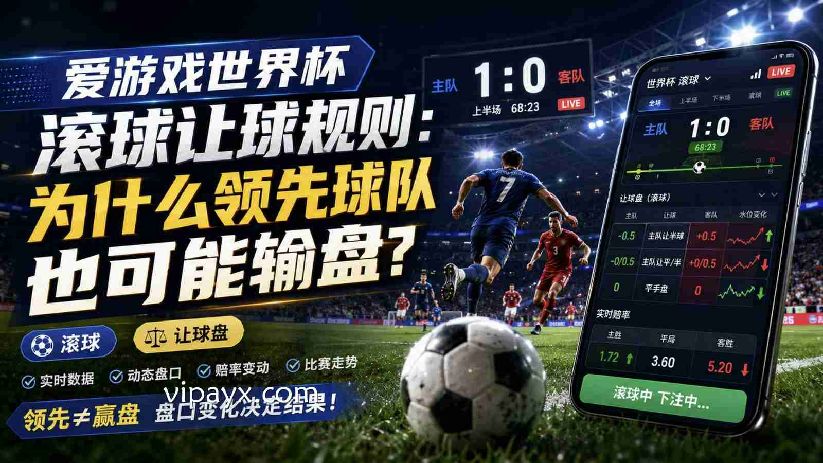 爱游戏世界杯滚球让球规则：为什么领先球队也可能输盘？