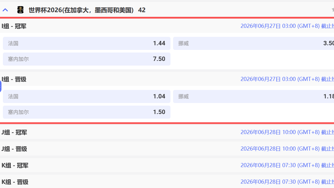爱游戏 | I组冠军竞猜